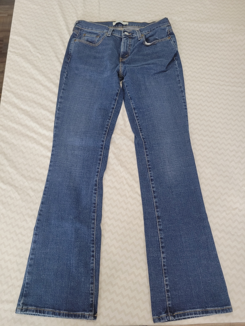 Womens Levi's 515 Blue Boot Cut Jeans 8L/C